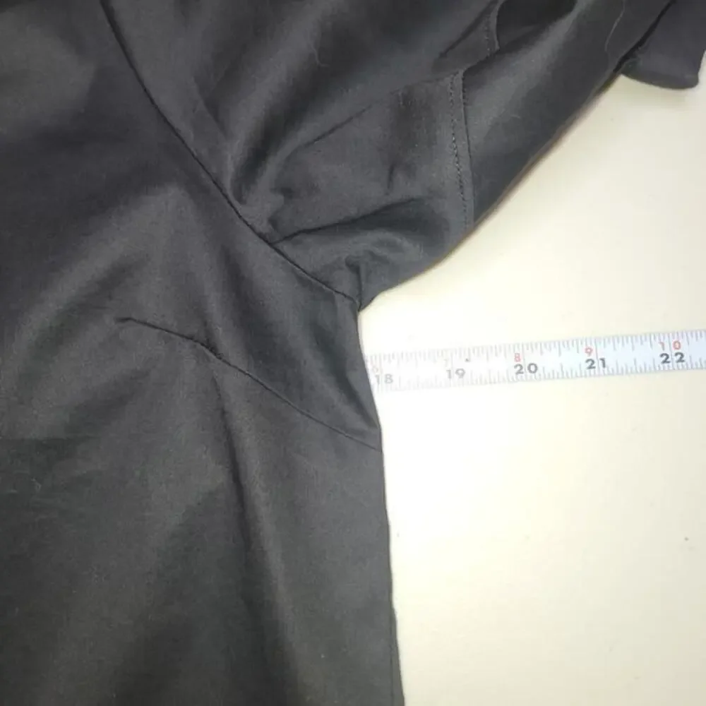 Madewell Women Top‎ Puff Sleeves Size XS Black Cottagecore NT780 XS